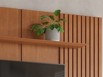 Prateleira de MDF 25 mm Laqueada